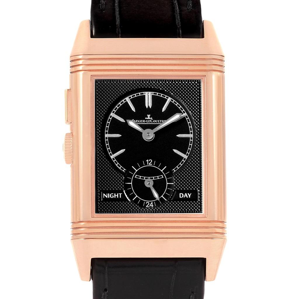 Jaeger-LeCoultre Grande Reverso Duoface Rose Gold Watch 278.2.54 Q3782520 For Sale 3