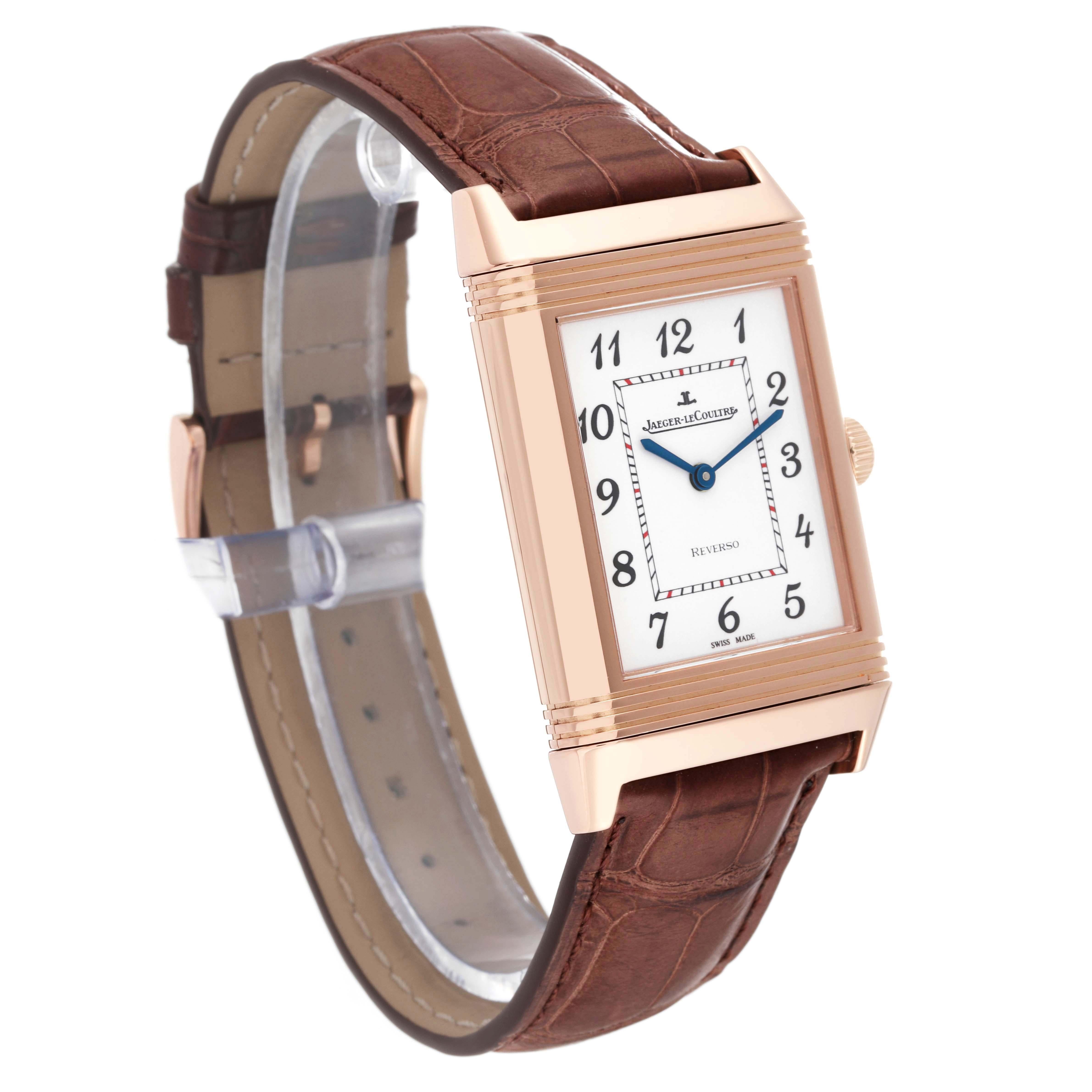 Jaeger LeCoultre Grande Reverso Email Rose Gold Mens Watch 273.2.62 Q3732523 For Sale 4