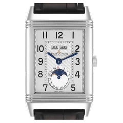 Jaeger LeCoultre Grande Reverso Moonphase Steel Mens Watch 273.8.84 Q3758420