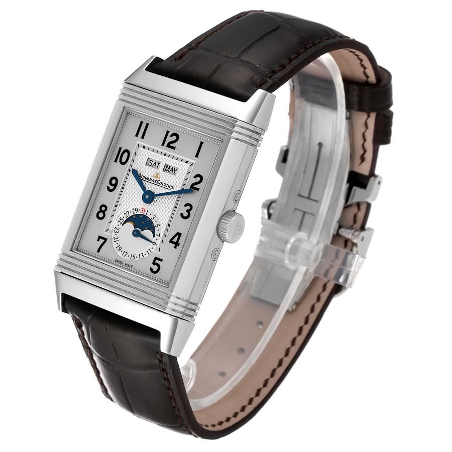 Men's Jaeger LeCoultre Grande Reverso Moonphase Steel Mens Watch Q3758420