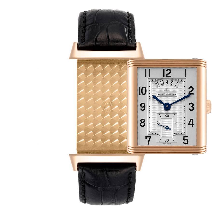 Jaeger LeCoultre Grande Reverso Rose Gold Watch 273.2.85 Q3742521 In Excellent Condition In Atlanta, GA