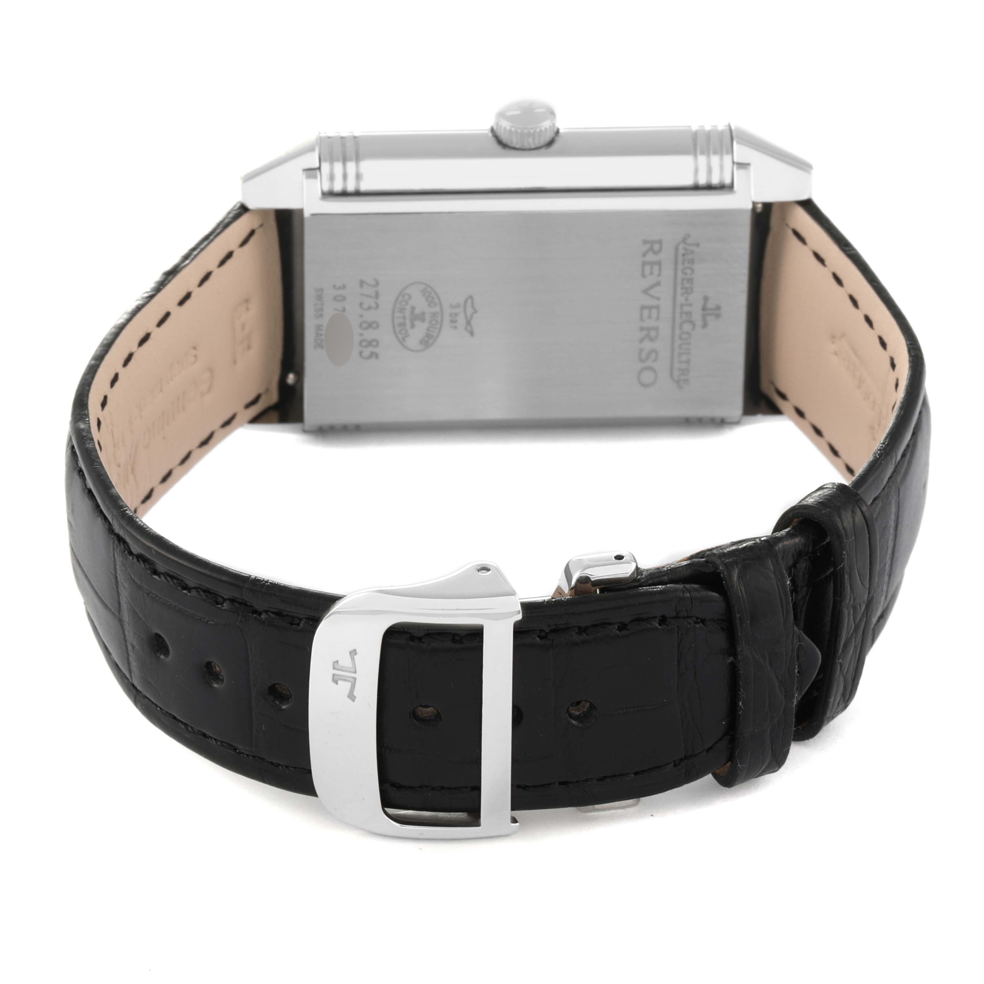 Jaeger LeCoultre Grande Reverso Steel Mens Watch 273.8.85 Q3748421 5