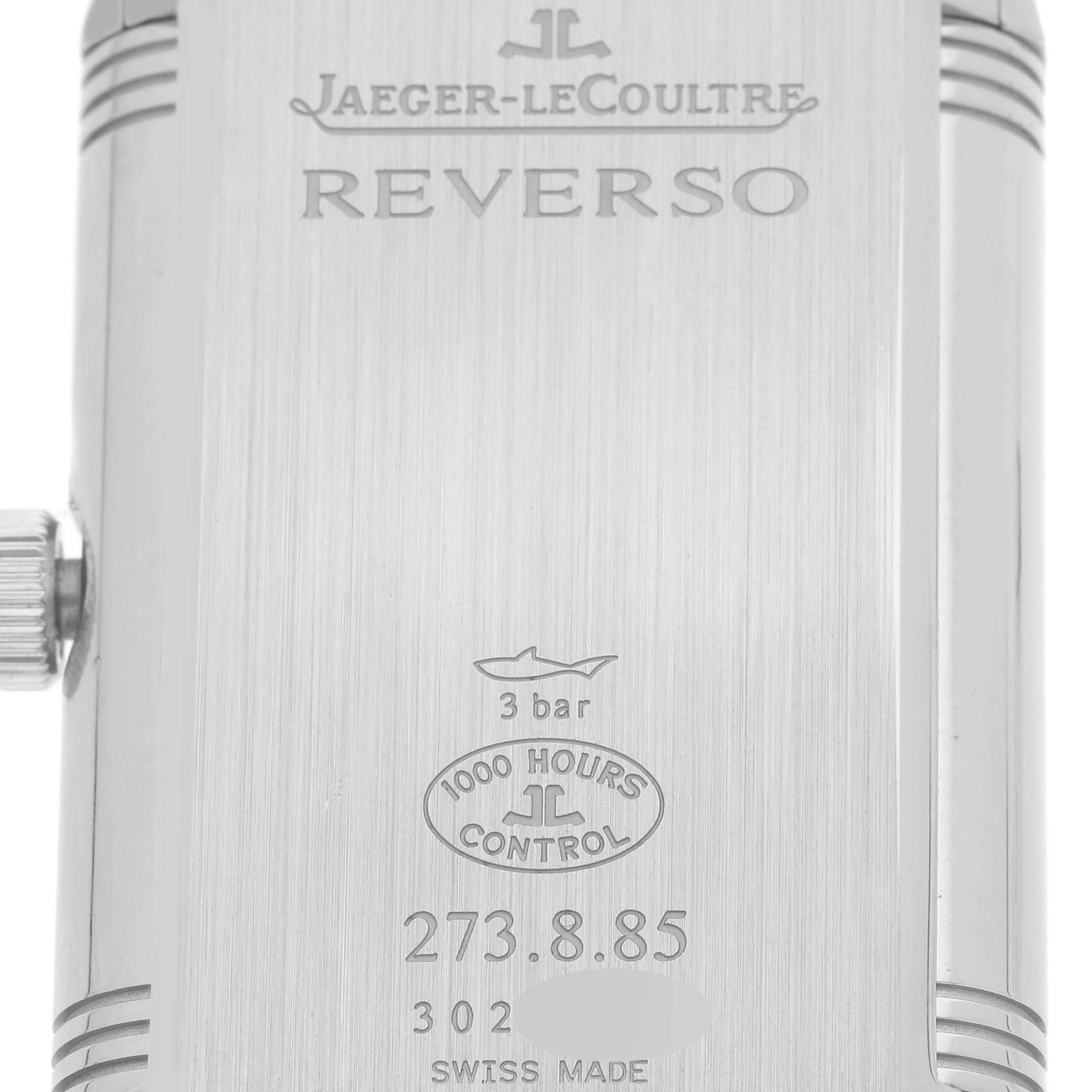 Men's Jaeger LeCoultre Grande Reverso Steel Mens Watch 273.8.85 Q3748421