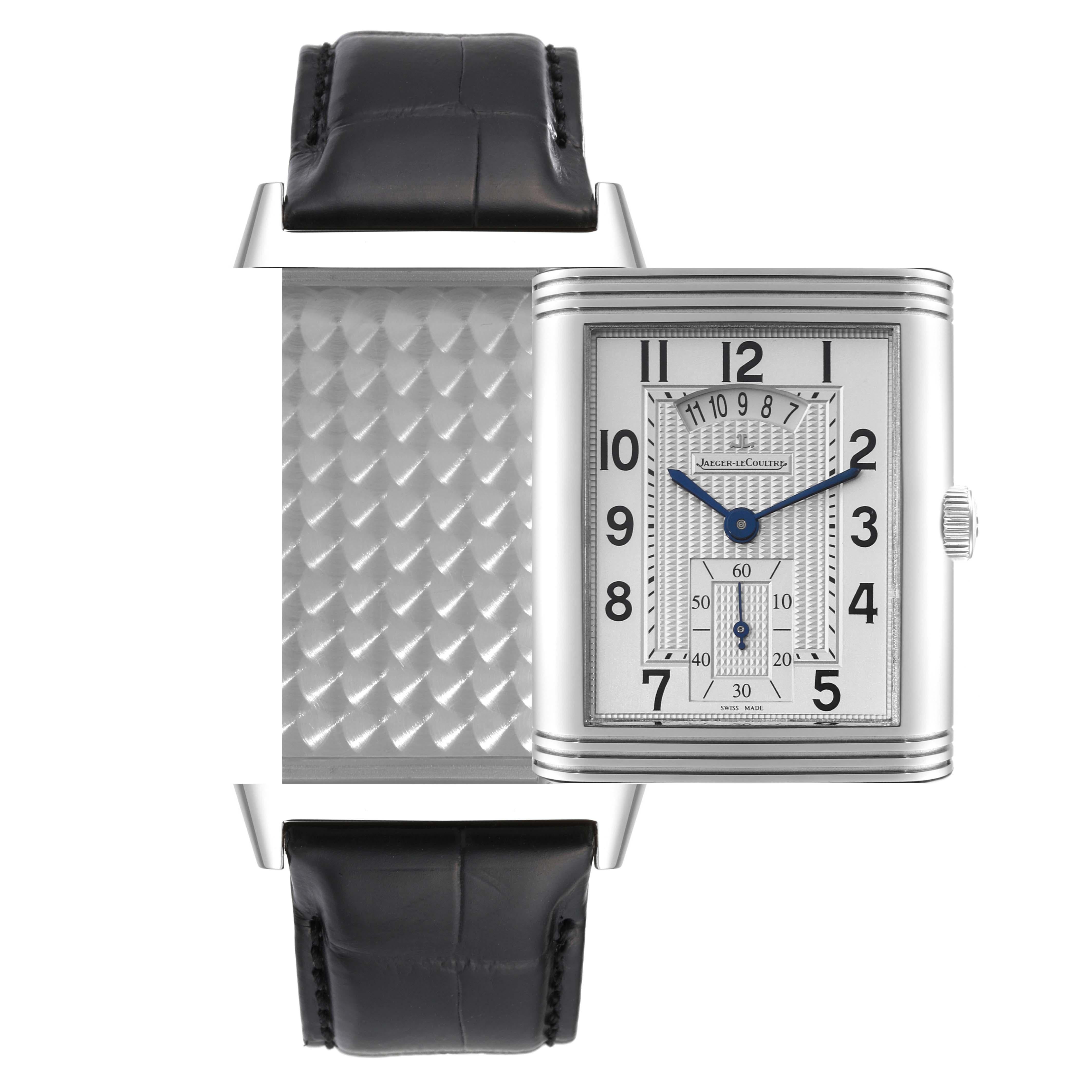 Jaeger LeCoultre Grande Reverso Steel Mens Watch 273.8.85 Q3748421 4