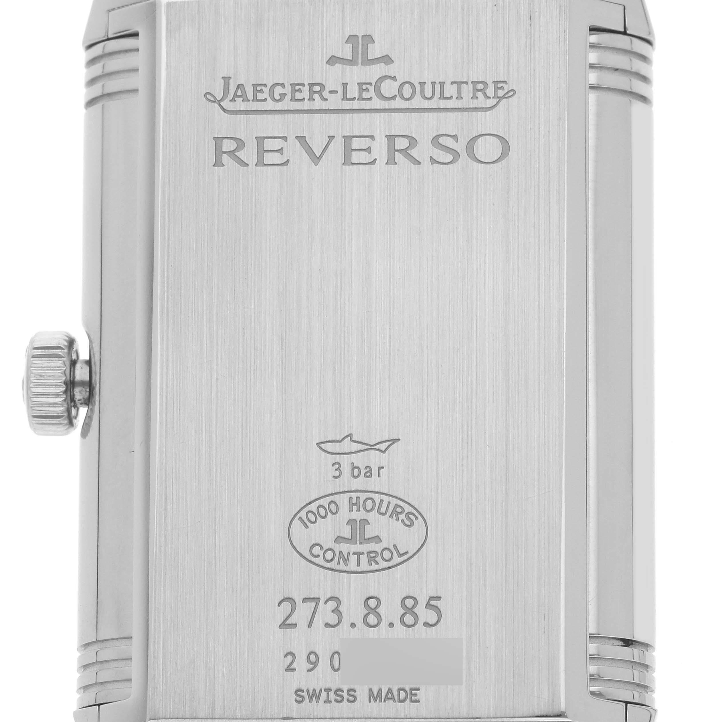 Jaeger LeCoultre Grande Reverso Steel Mens Watch 273.8.85 Q3748421 For Sale 4