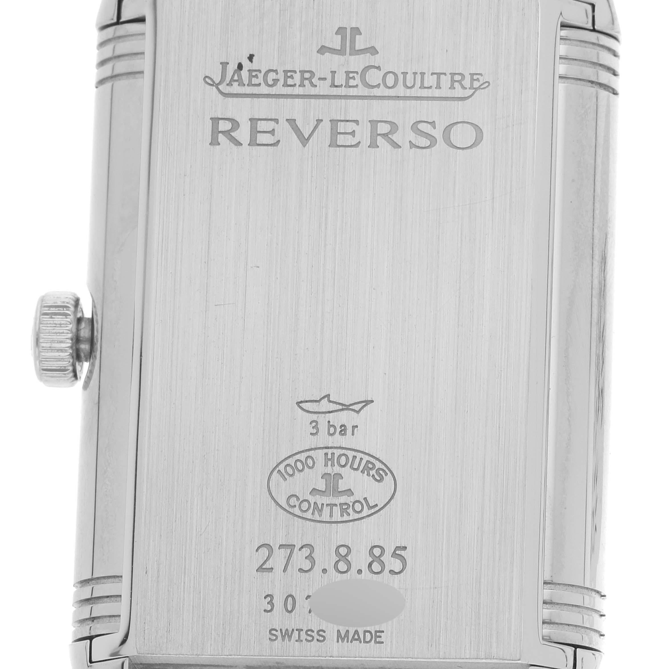 Jaeger LeCoultre Grande Reverso Steel Mens Watch 273.8.85 Q3748421 4