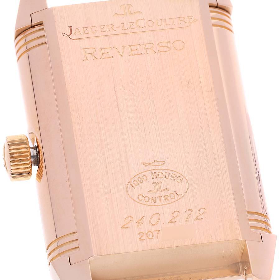 Men's Jaeger Lecoultre Grande Reverso Sun Moon Rose Gold Mens Watch 240.272 Q3032420 For Sale