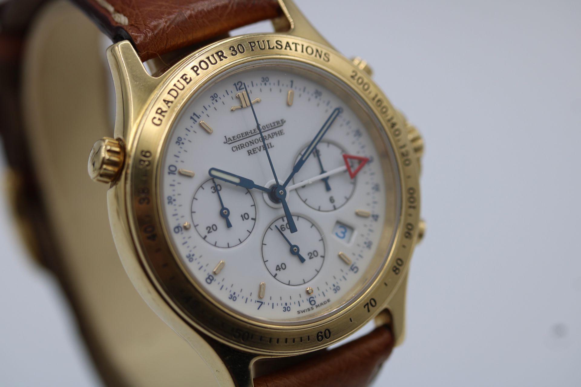 Jaeger-LeCoultre Heraion Chronograph Reveil 116.1.33 In Good Condition In London, GB