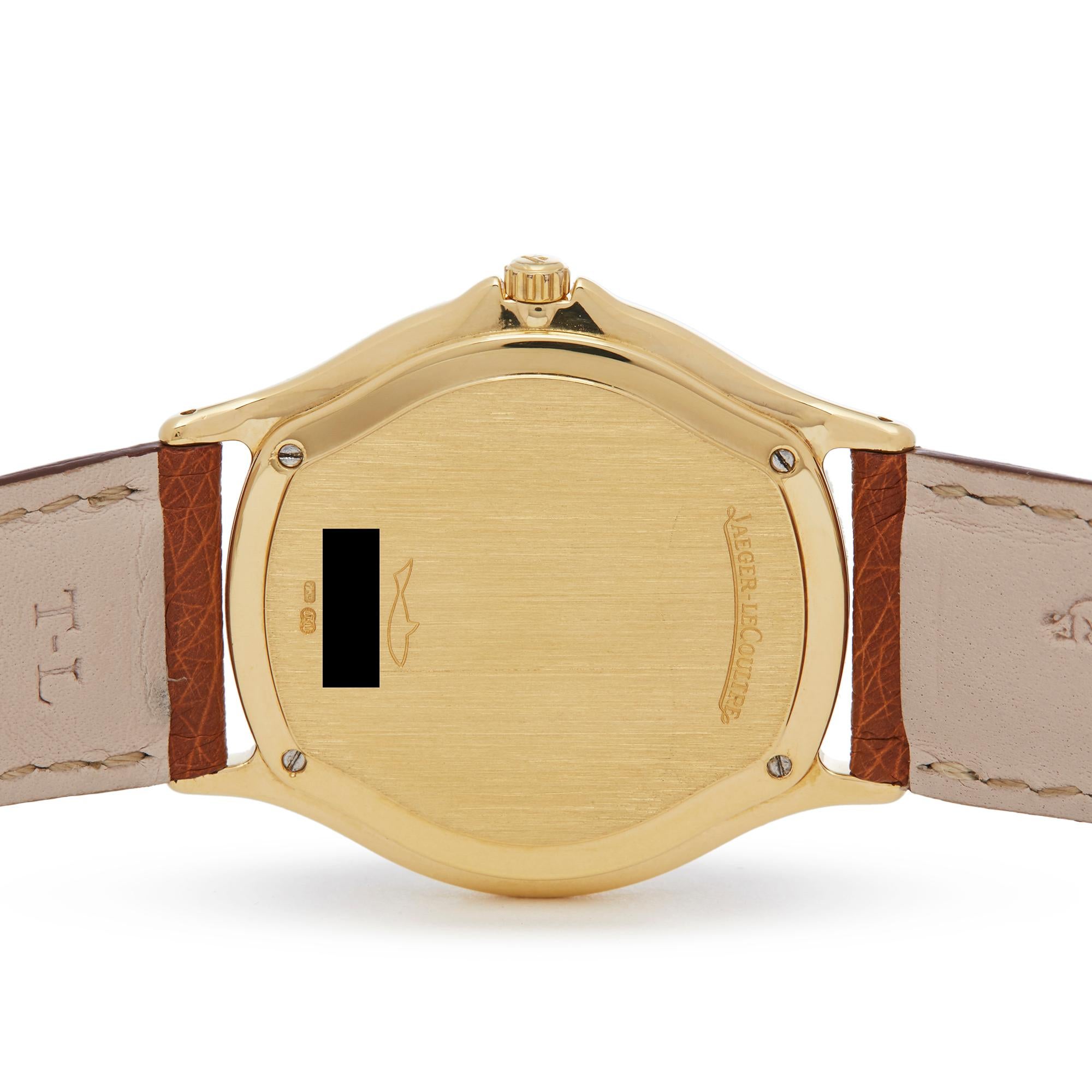 Jaeger-LeCoultre Heraion Ultra Thin 18 Karat Yellow Gold 112.1.08 In Excellent Condition In Bishops Stortford, Hertfordshire
