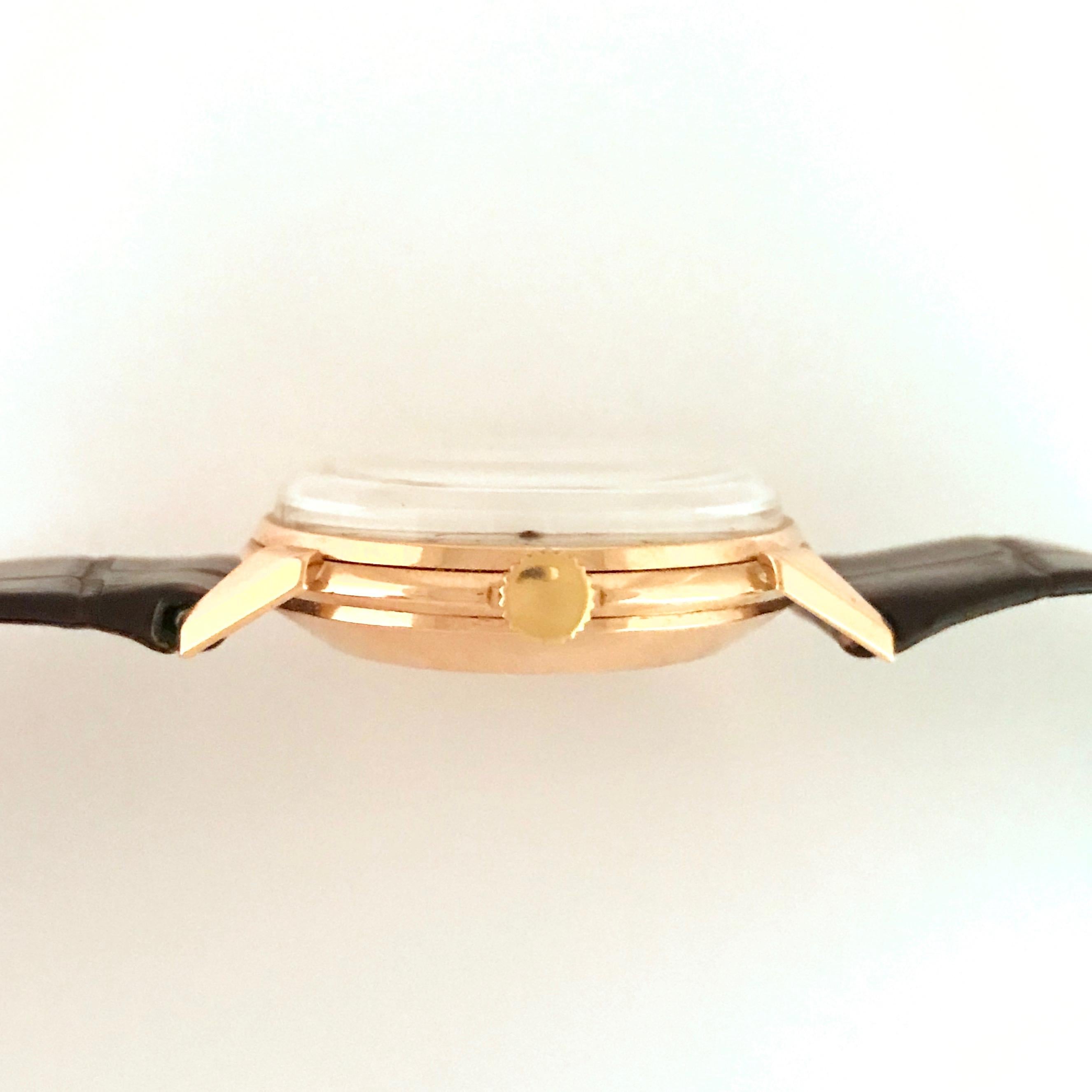 Women's Jaeger LeCoultre Ladies Rose Gold Automatic Wristwatch, circa 1950