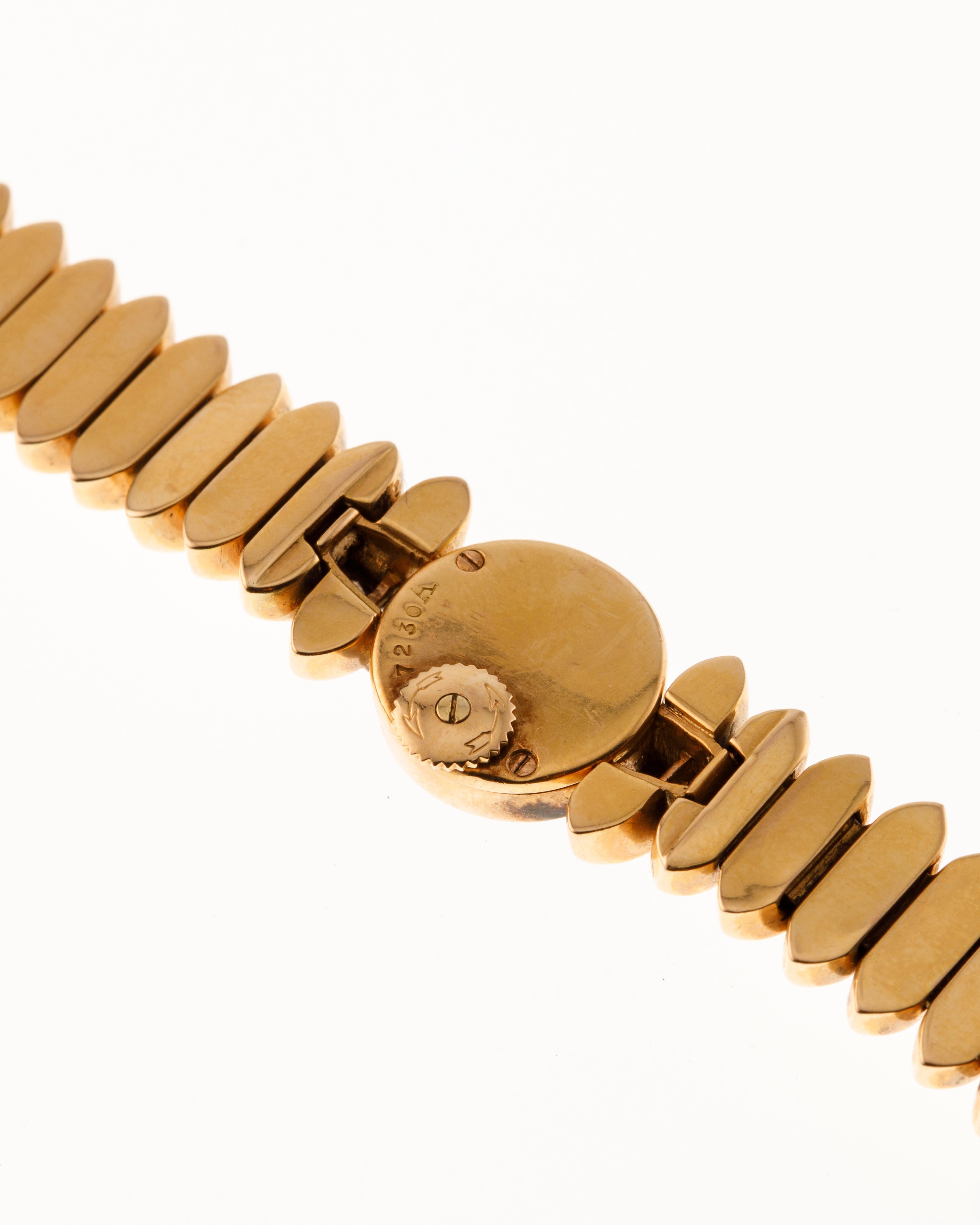 Jaeger LeCoultre Damenschmuck-Armbanduhr aus 18 Karat Roségold 1