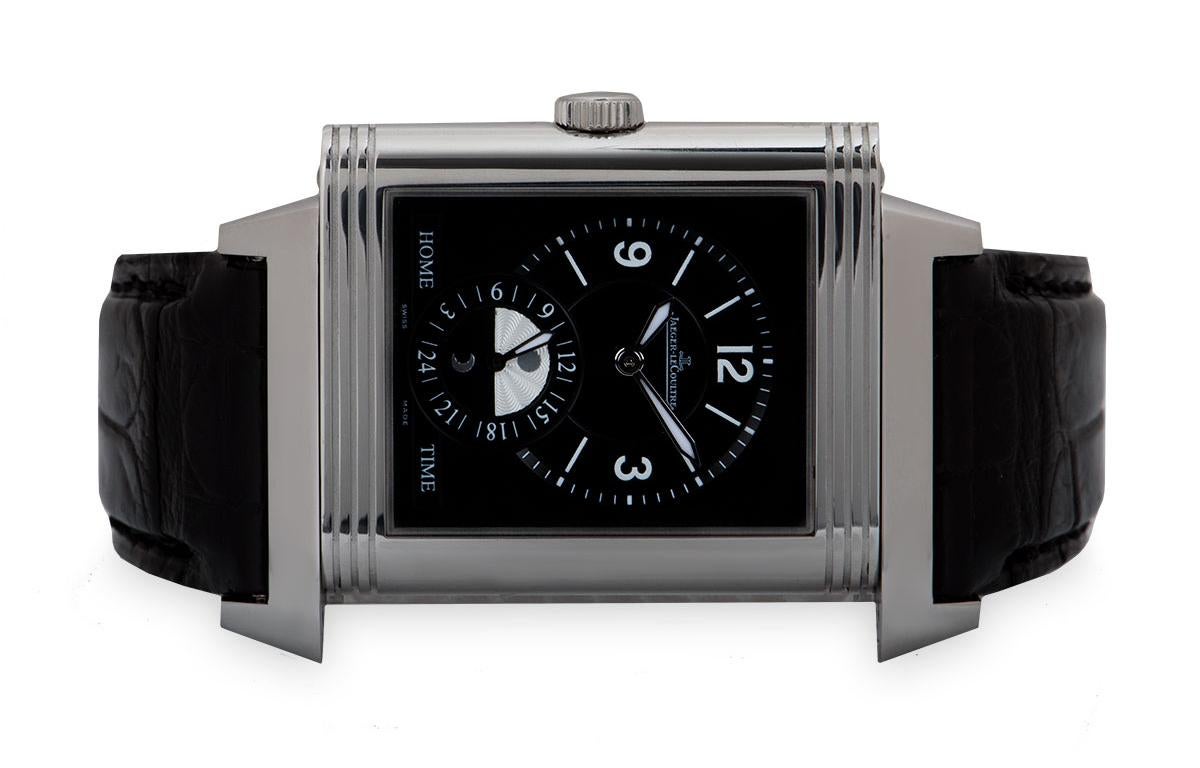 Jaeger LeCoultre Limited Edition Grande Reverso Duodate Stainless Steel 274.8.85 In Excellent Condition In London, GB