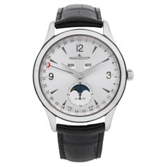 Used Jaeger-LeCoultre Master Calendar Steel Silver Dial Mens Watch Q1558420
