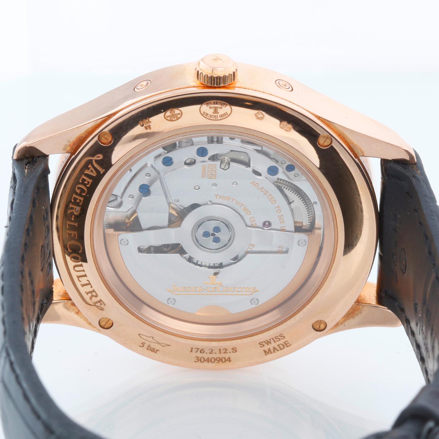 Jaeger-LeCoultre Master Calendar Men's Meteorite Rose Gold  Watch Q1552540 For Sale 2