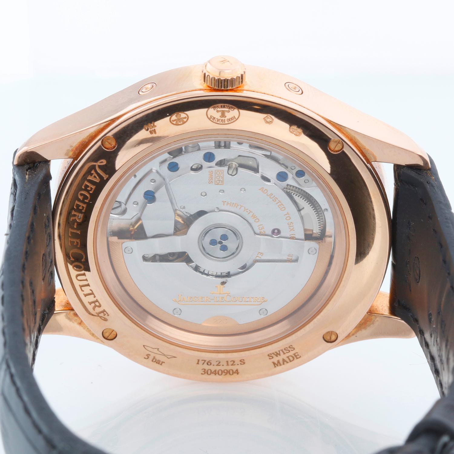 Jaeger-LeCoultre Master Calendar Men's Meteorite Rose Gold  Watch Q1552540 1
