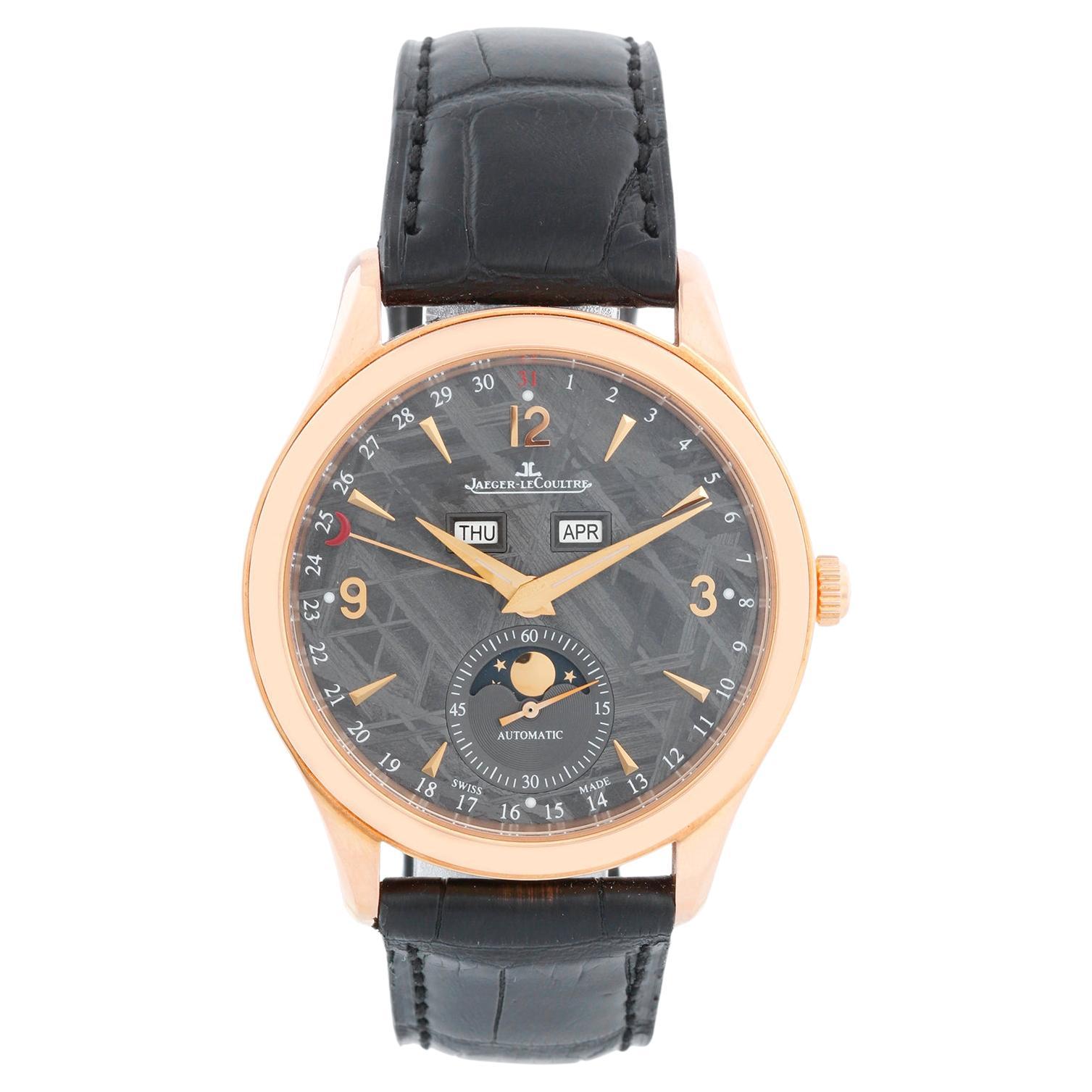 Jaeger-LeCoultre Master Calendar Men's Meteorite Rose Gold  Watch Q1552540
