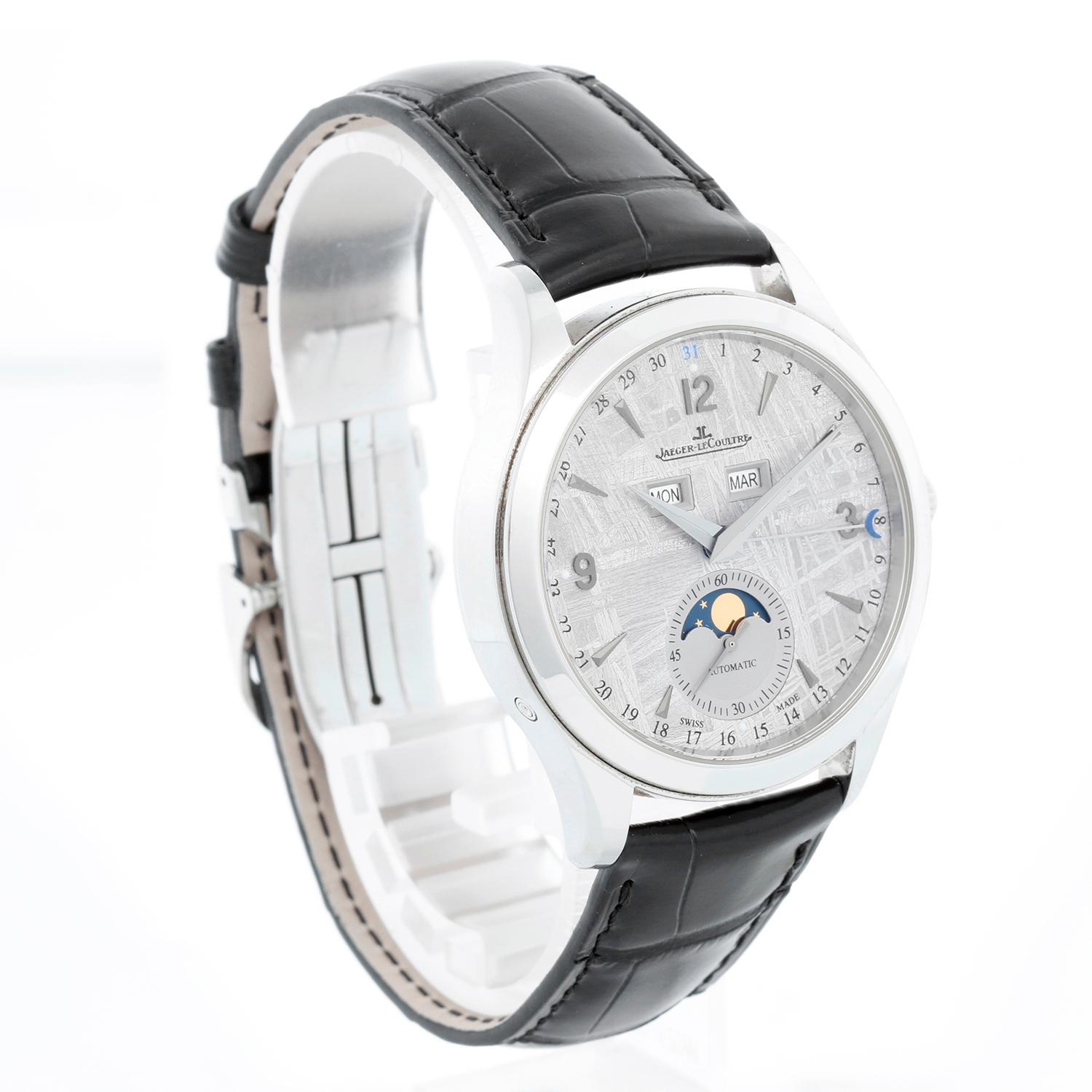 Jaeger-LeCoultre Master Calendar Men's Meteorite Stainless Steel Watch Q1558421 1