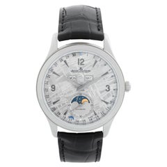 Jaeger-LeCoultre Montre Master Calendar en acier inoxydable Meteorite pour hommes Q1558421