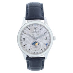 Jaeger-LeCoultre Montre Master Calendar en acier inoxydable Meteorite pour hommes Q1558421 