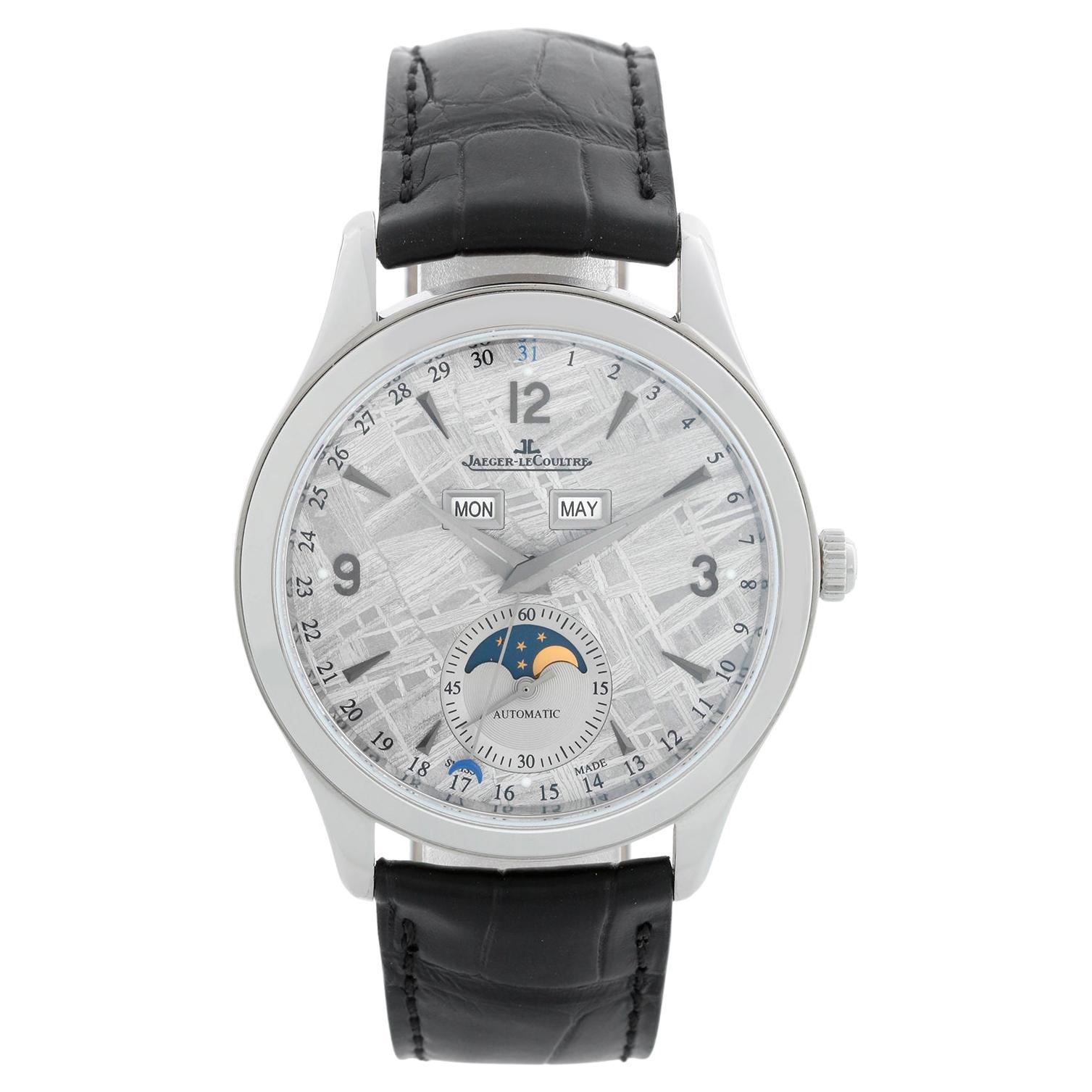 Jaeger-LeCoultre Master Calendar Men's Meteorite Stainless Steel Watch Q1558421