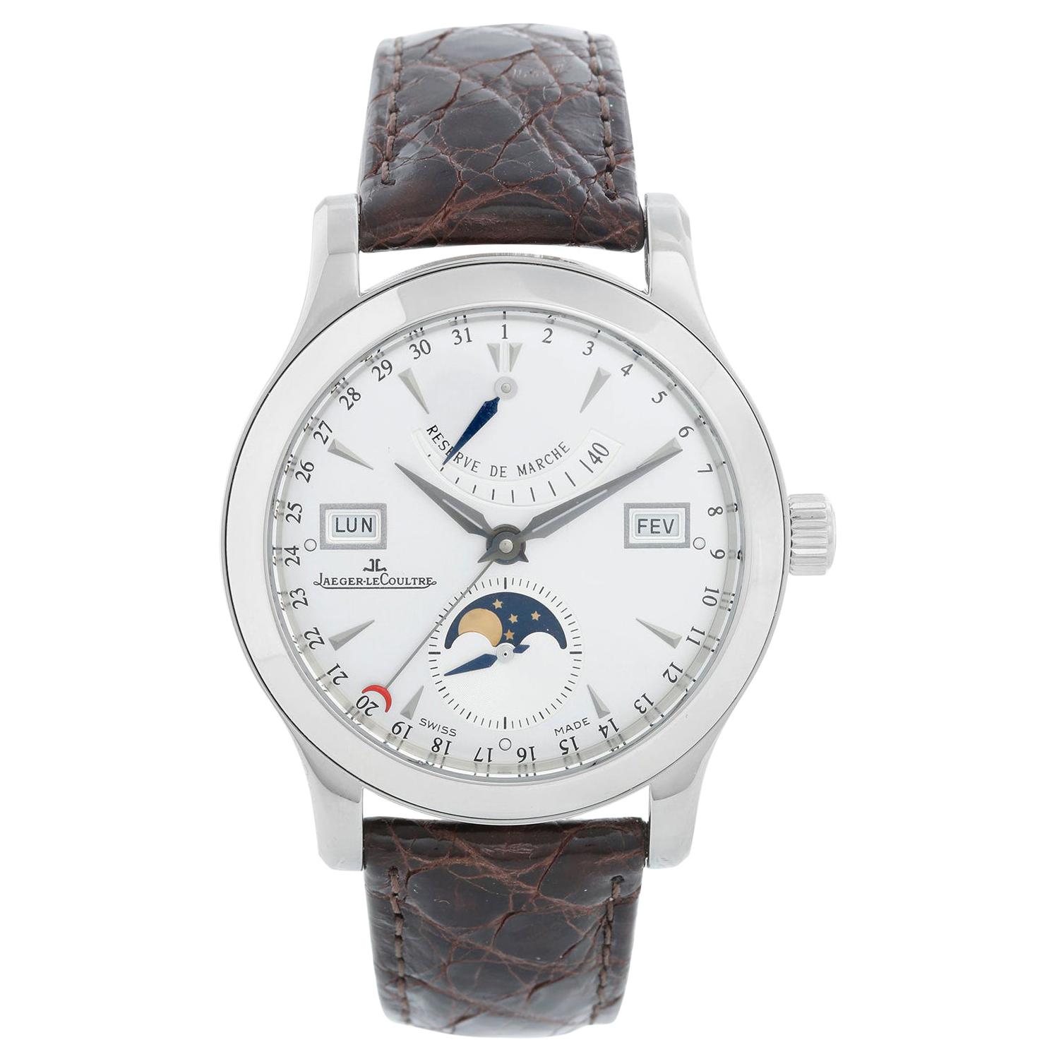 Jaeger-LeCoultre Master Calendar Men's Stainless Steel Watch 151.84.2A 147.8.41S