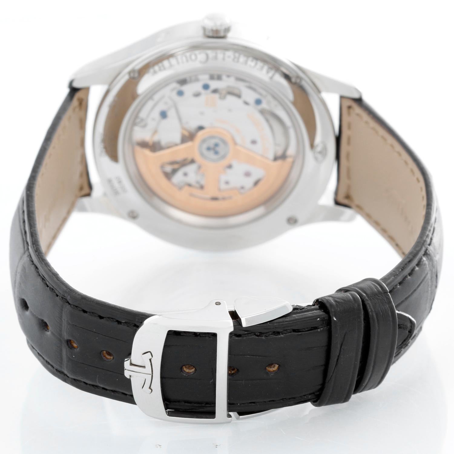 Jaeger-LeCoultre Master Calendar Men's Stainless Steel Watch Q1558420 In Excellent Condition In Dallas, TX