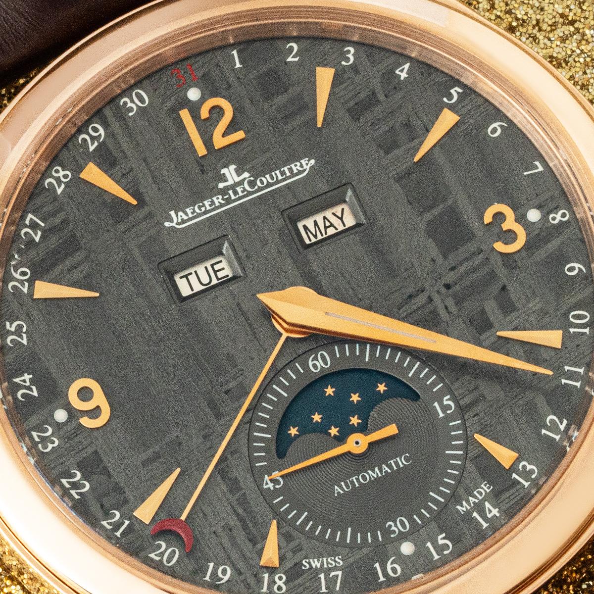 Jaeger LeCoultre Calendario Maestro Esfera Meteorito Q1552540 en Excelente estado para la venta en Mayfair, London, London