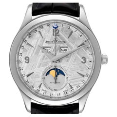 Jaeger LeCoultre Meister Kalender Meteorit Zifferblatt Stahl Herrenuhr Q1558421