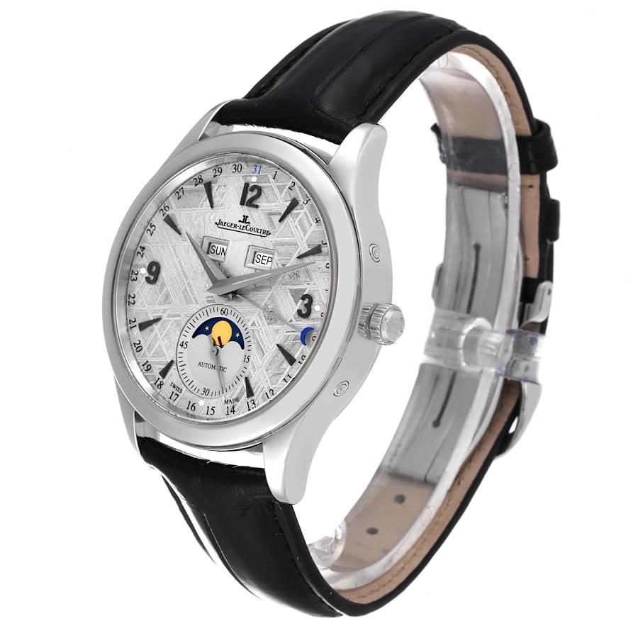 Stahluhr mit Meteorit-Zifferblatt von Jaeger LeCoultre Master Calendar 176.8.12.S Q1558421 Herren