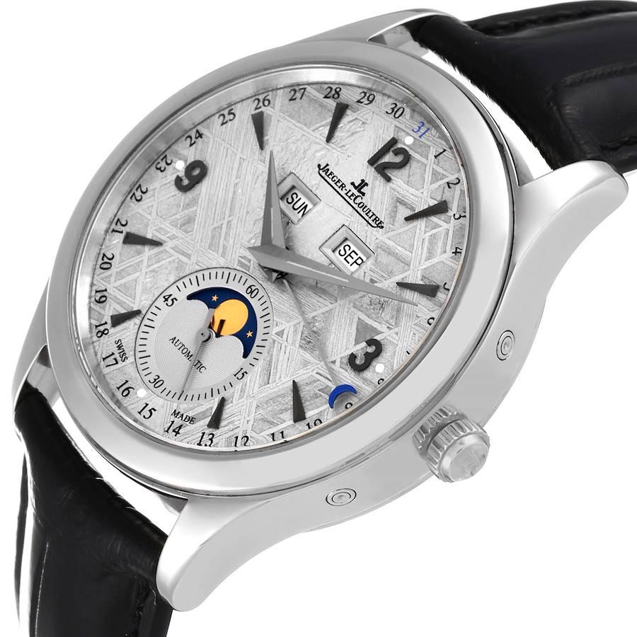 Stahluhr mit Meteorit-Zifferblatt von Jaeger LeCoultre Master Calendar 176.8.12.S Q1558421 1