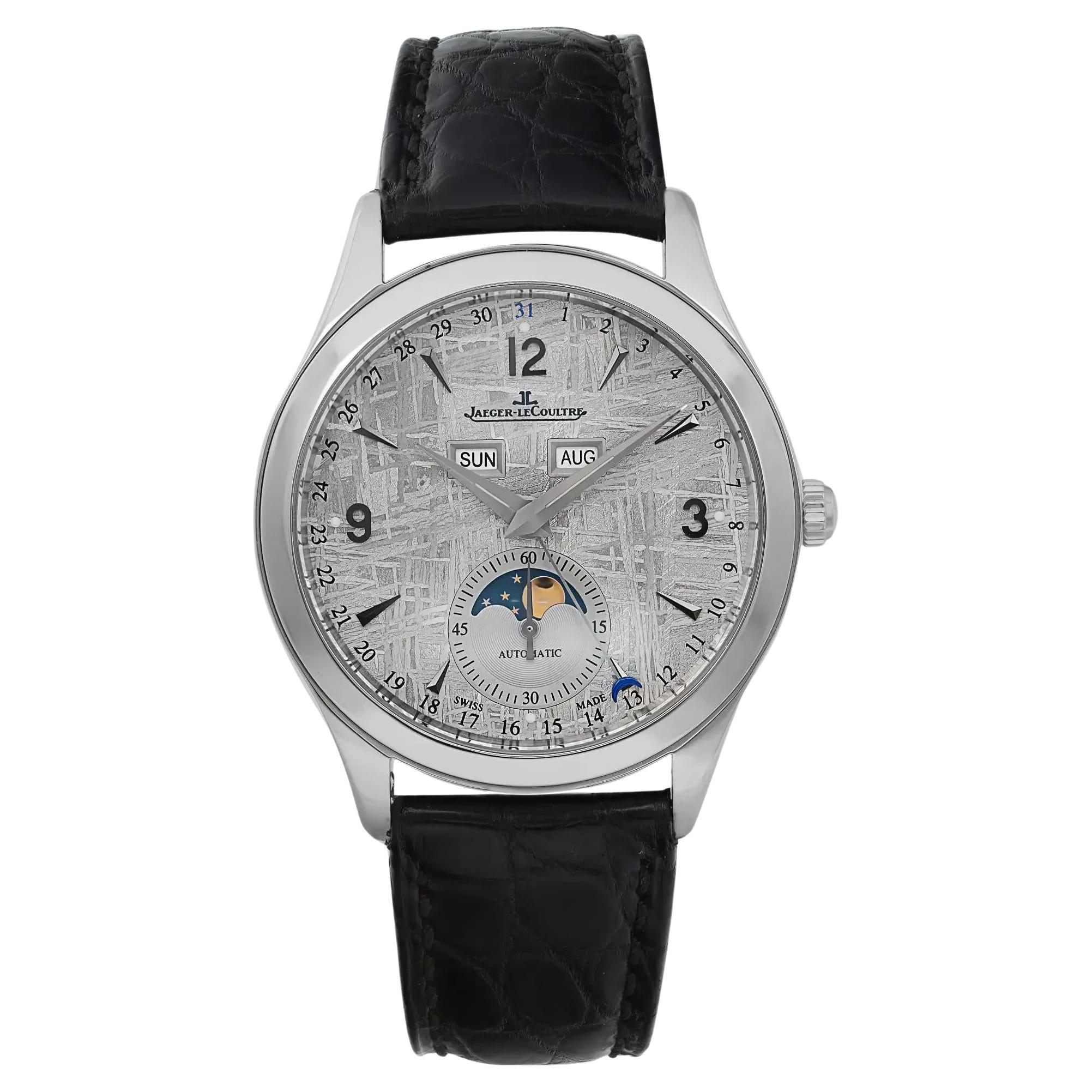 Jaeger Lecoultre Master Calendar Meteorite Steel Automatic Men Watch Q1558421