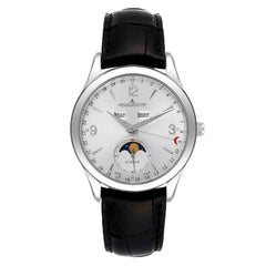 Jaeger LeCoultre Master Calendar Triple Date Watch 176.8.12.S Q1558420 Box Card