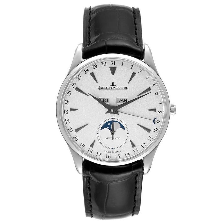 Jaeger LeCoultre Master Calendar White Gold Watch Q1263520 176.3.98.S