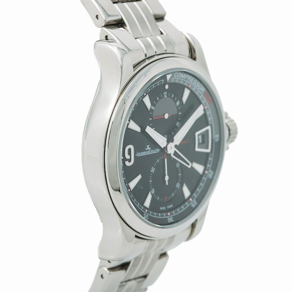 Contemporary Jaeger-LeCoultre Master Compressor 146.8.05, Black Dial