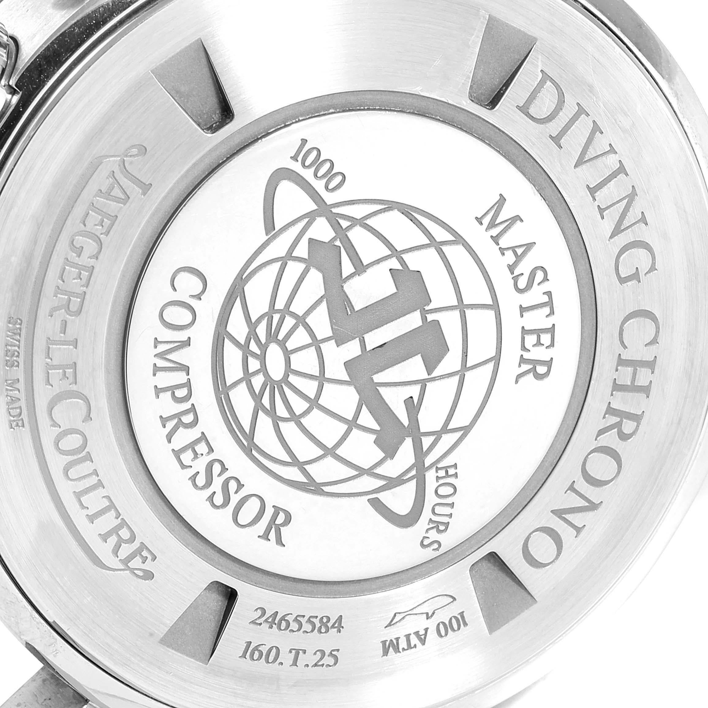 Jaeger-LeCoultre Master Compressor Diving Chrono Titanium Watch 160.T.25 In Excellent Condition For Sale In Atlanta, GA