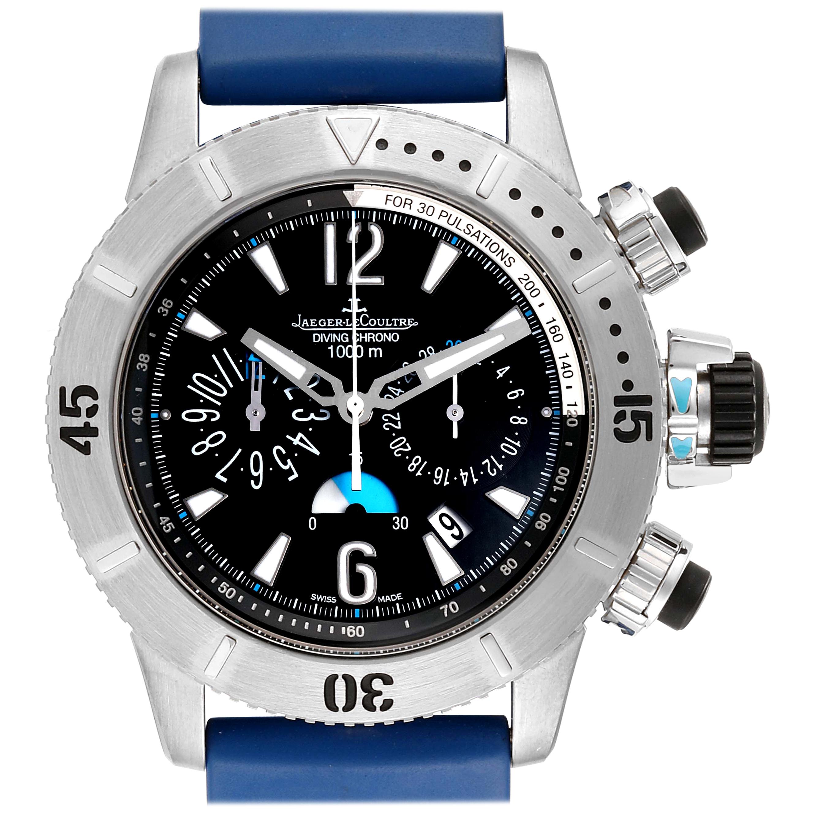 Jaeger-LeCoultre Master Compressor Diving Chrono Titanium Watch 160.T.25 For Sale