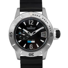 Jaeger LeCoultre Master Compressor GMT Titanium Black Dial Men Watch Q187T670