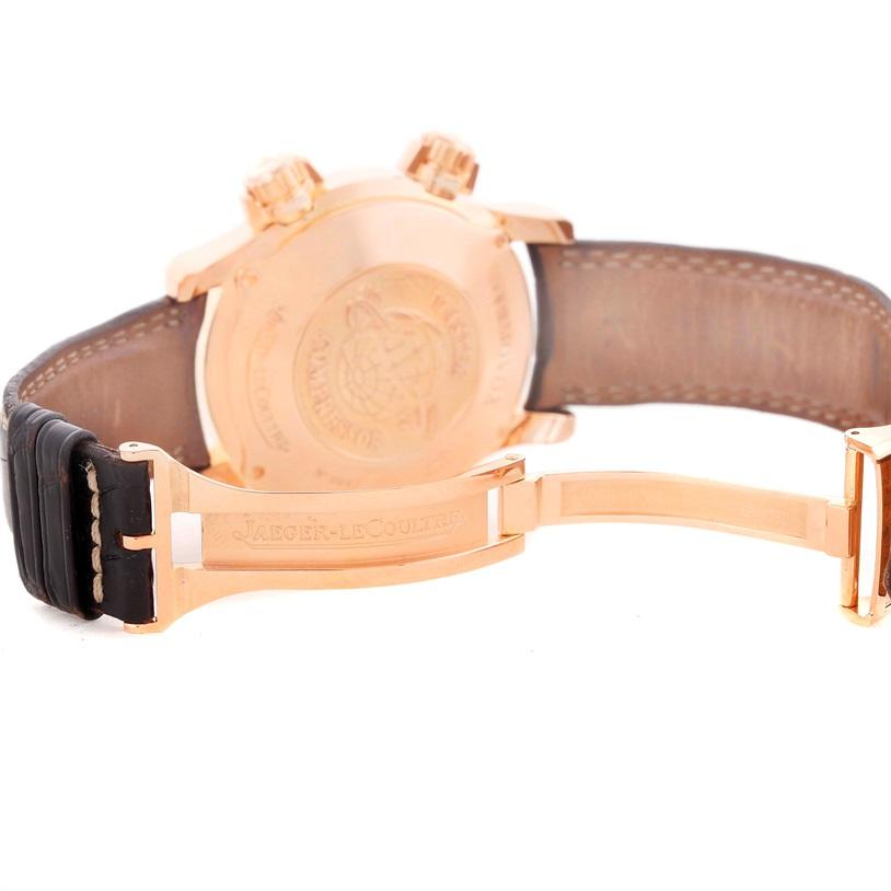 Jaeger Lecoultre Master Compressor Memovox Rose Gold Watch 146.2.97 5