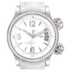 Jaeger-LeCoultre Master Compressor White Dial Diamond Ladies Watch 148.8.60