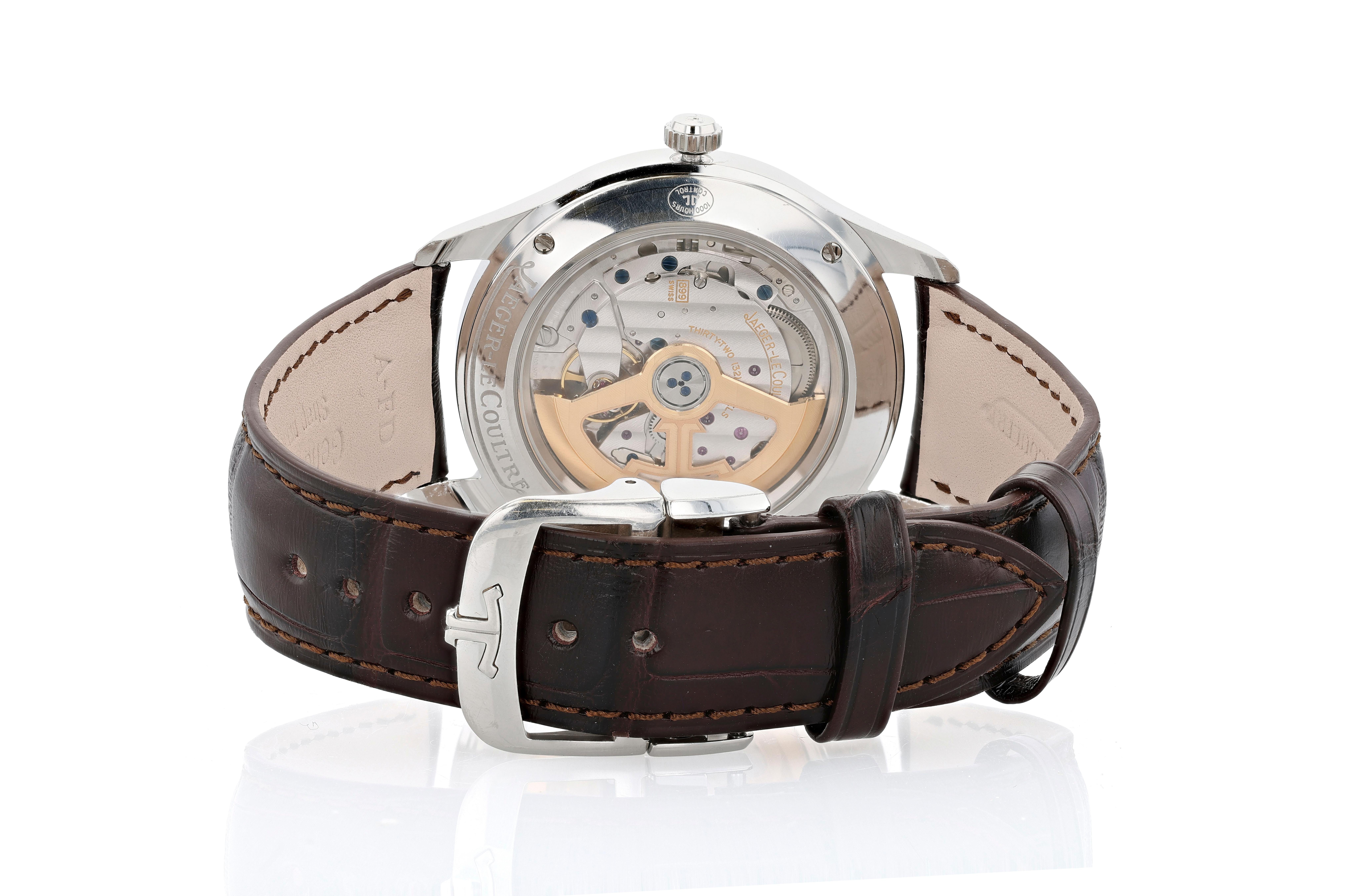 Contemporary Jaeger-LeCoultre Master Control Date For Sale