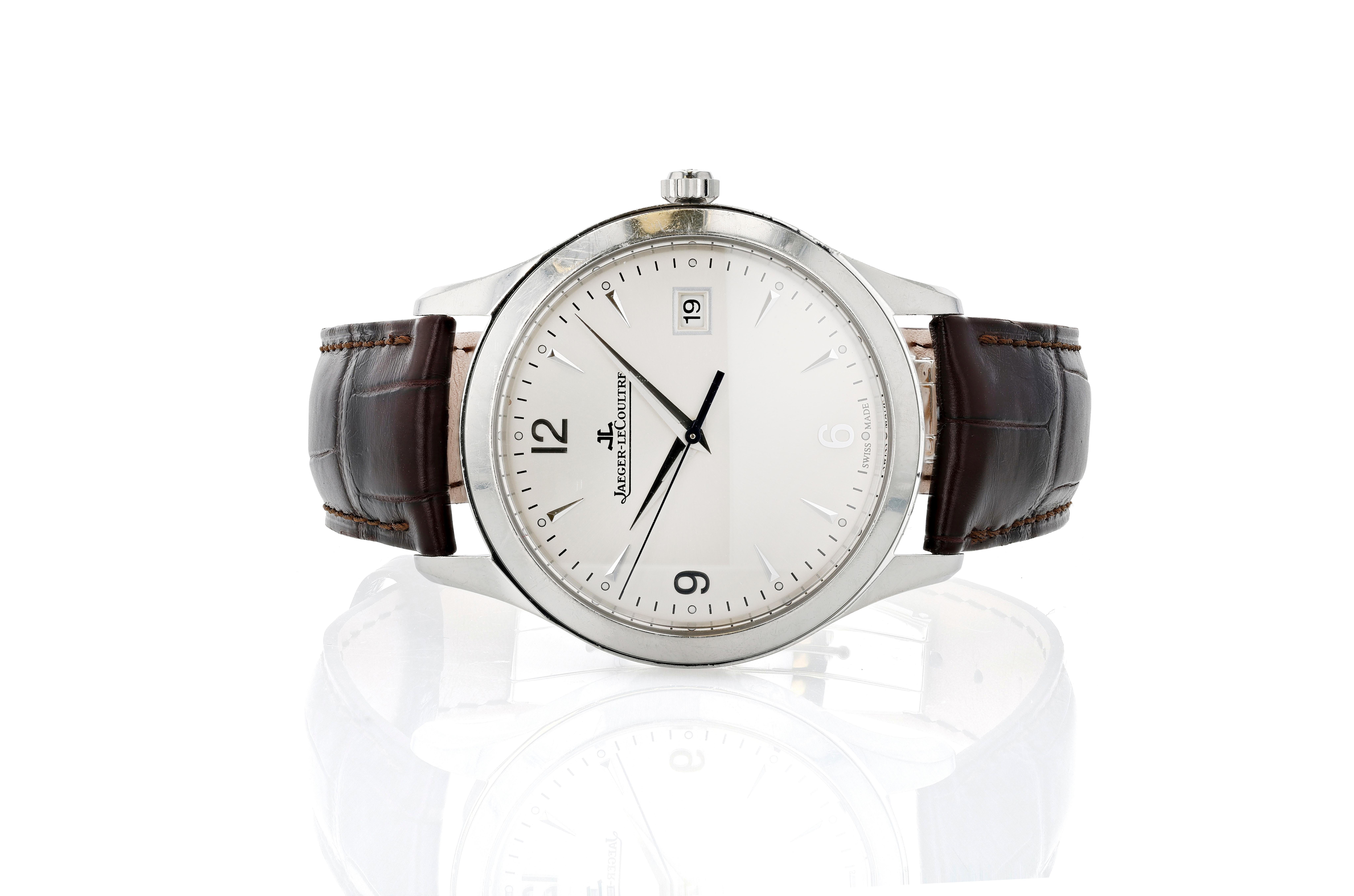 Jaeger-LeCoultre Master Control Date In Good Condition For Sale In Princeton, NJ