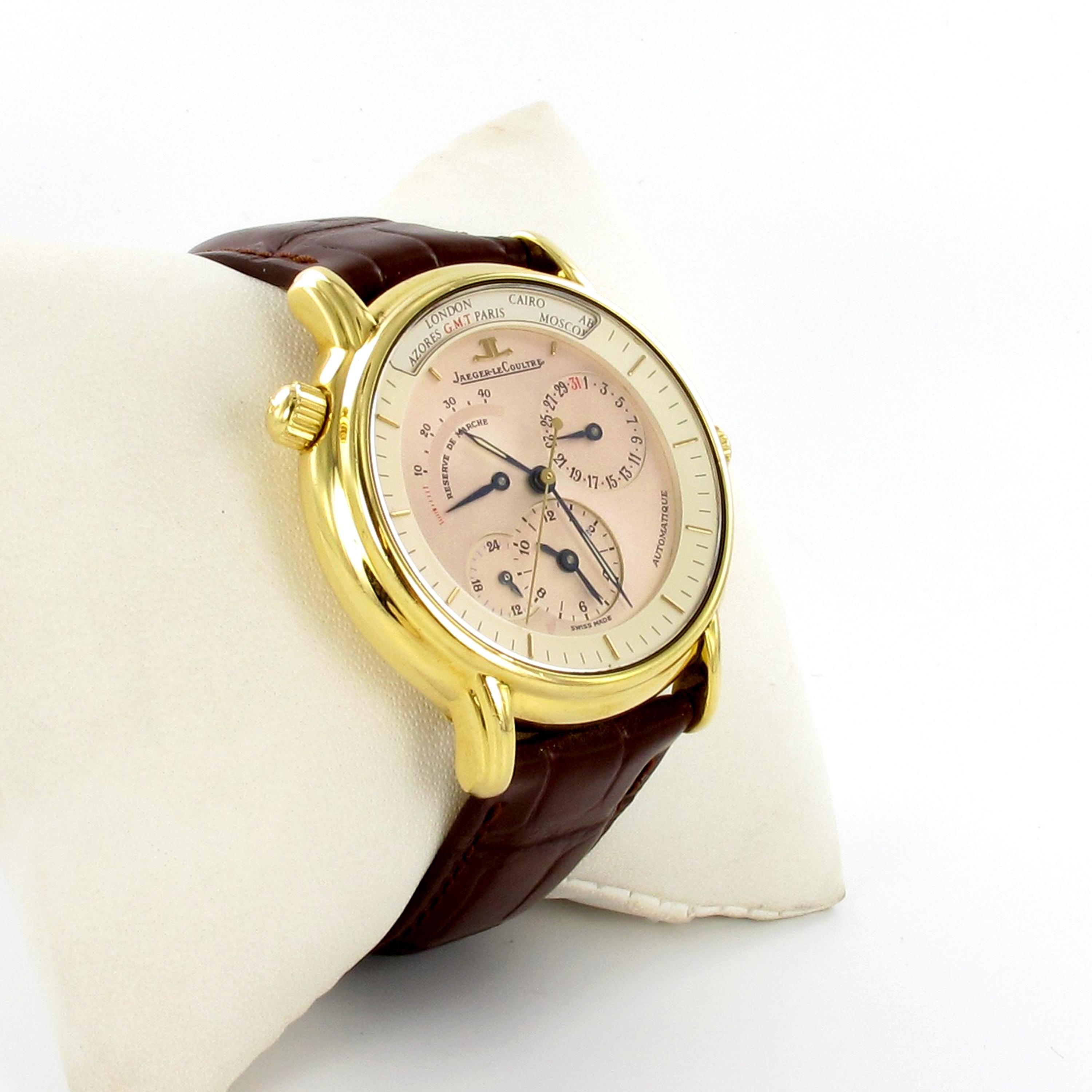 jaeger-lecoultre gold watch