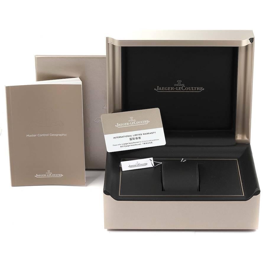Jaeger LeCoultre Master Control Geographic Roségold Herren-Weltzeituhr Q4122 im Angebot 8