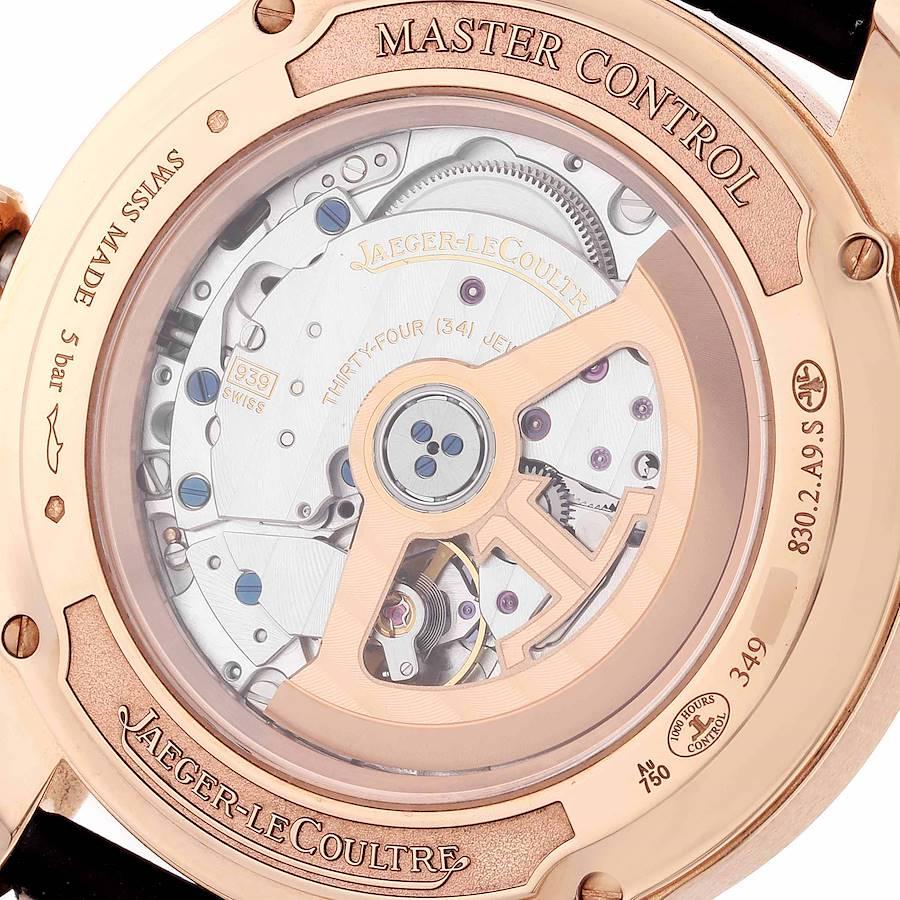 Jaeger LeCoultre Master Control Geographic Roségold Herren-Weltzeituhr Q4122 im Angebot 3