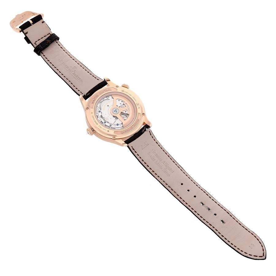 Jaeger LeCoultre Master Control Geographic Roségold Herren-Weltzeituhr Q4122 im Angebot 5