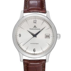 Jaeger-LeCoultre Master Control Grande Taille Stahl-Silber-Zifferblatt 140.8.89