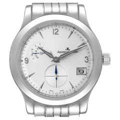 Jaeger-LeCoultre Master Control Hometime Watch 147.8.05.S Q1628120 Box Papers