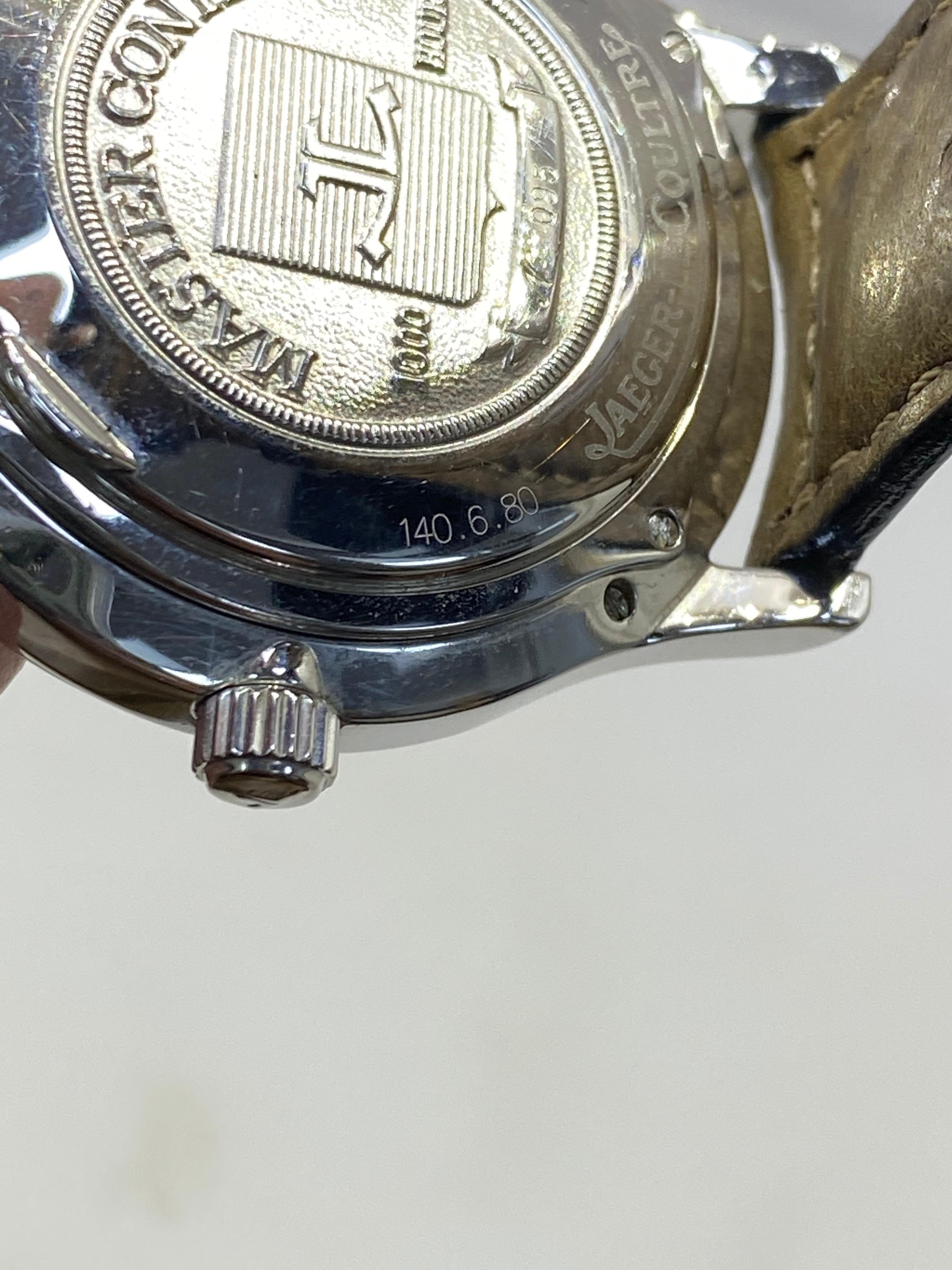 Jaeger LeCoultre Master Control Platinum Perpetual Calendar Men's Watch 140.6.80 For Sale 8