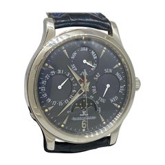 Jaeger LeCoultre Master Control Platinum Perpetual Calendar Men's Watch 140.6.80