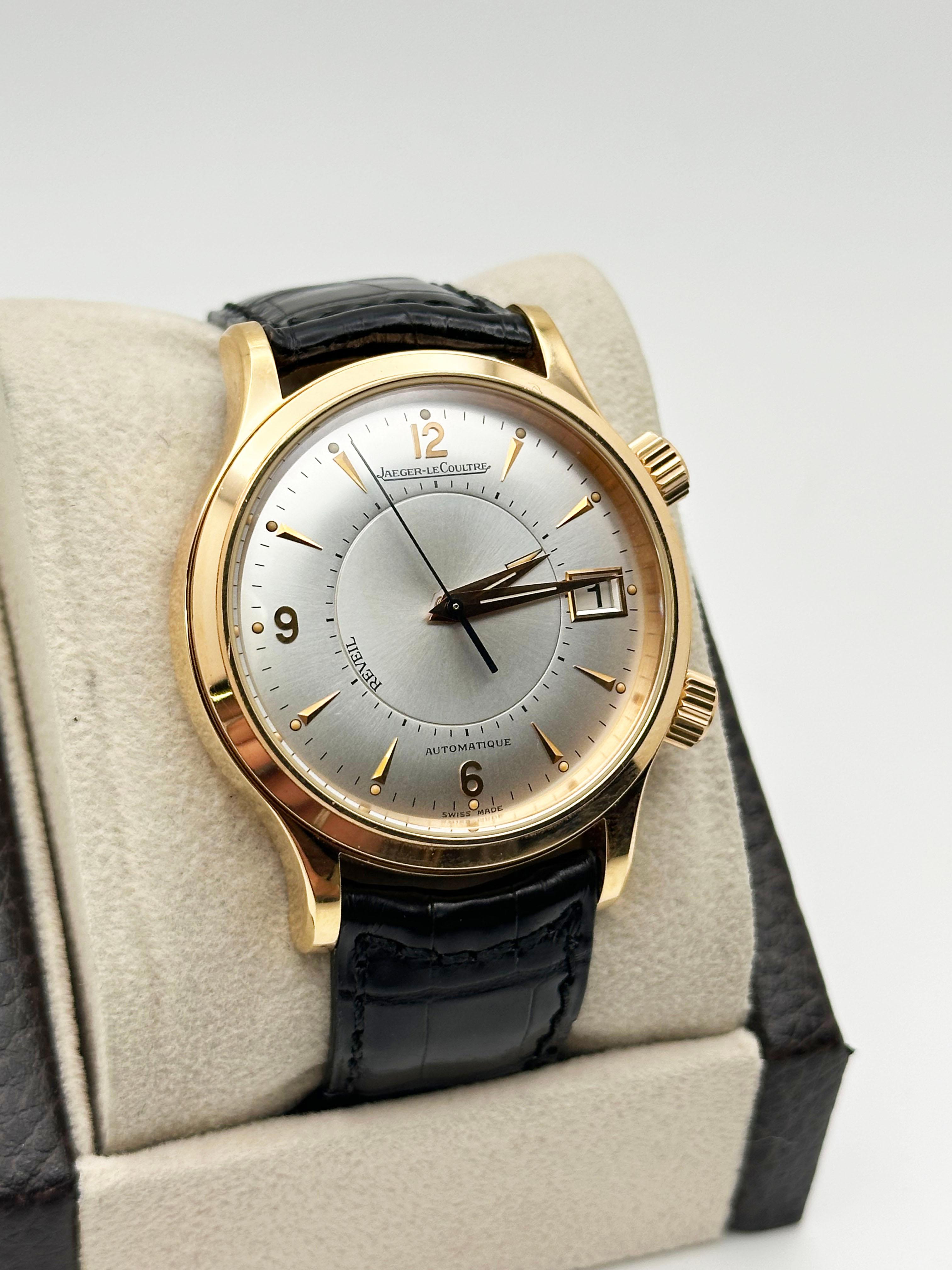 Style Number: 141.2.97



Model: Jaeger-Lecoultre Master Control Reveil

 

Case Material: 18K Rose Gold

 

Band: Leather Band 

  

Bezel: 18K Rose Gold 

  

Dial: Silver Dial 

 

Face: Sapphire Crystal 

 

Case Size: 39mm 

 

Includes: